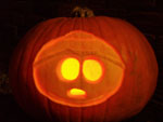 pumpkin carving of cartman